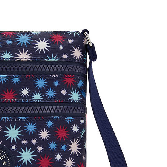 Sac Mini Kipling Alvar Extra Small Printed Bleu | FR 1902ZU